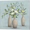 Natural Bouquet Blue by Julia Purinton 14" x 14" Canvas Wall Art (Set of 2)
